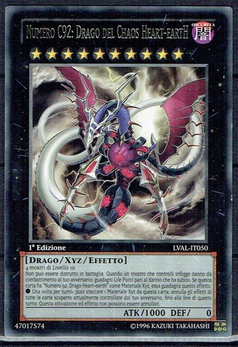 Carta lval numero - yu-gi-ho,