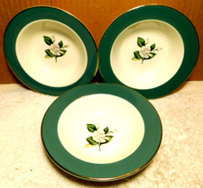Century Service Corporation~Semi Vitreous Dinnerware Emerald Alliance-Ohio 3 Pc.