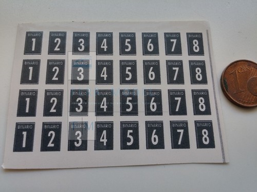 Ferrmodel 294 set scritte - set,