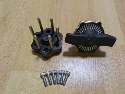 Quick release prop - hub, iris