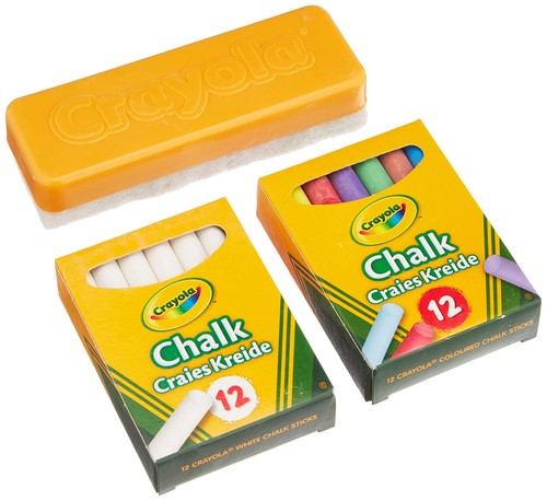 Crayola set gessi bianchi - -,
