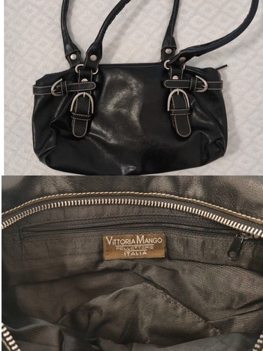 Borsa nera pelle - borsa,