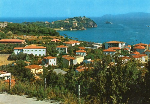 Cartolina cavo isola elba - cavo, d'elba