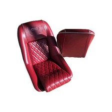 2  SEDILI tipo  FUSINA in SKAY  Bordeaux Trapuntato  Abarth No Poggiatesta 