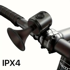 Clacson campanello batteria a bottone bicicletta ciclismo trombetta colore nero