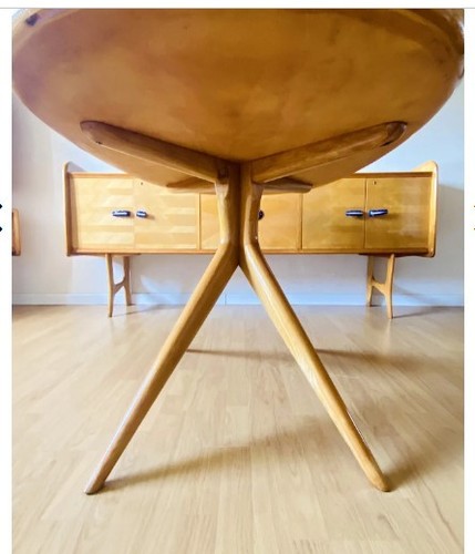 Tavolo ovale legno vetro - tavolo, e