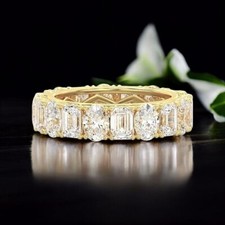 Anello in oro giallo fascia