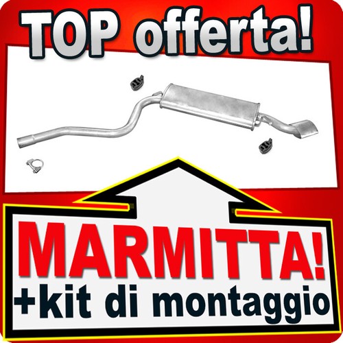Silenziatore posteriore per - silenziatore,