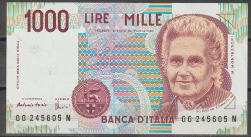 Banconota mille lire