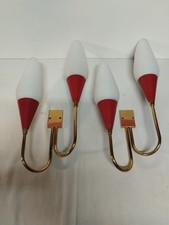 Coppia di applique anni 70 attribuibili a Stilnovo