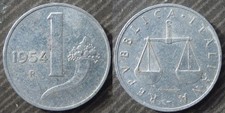 ITALY  # 1 lira 1954