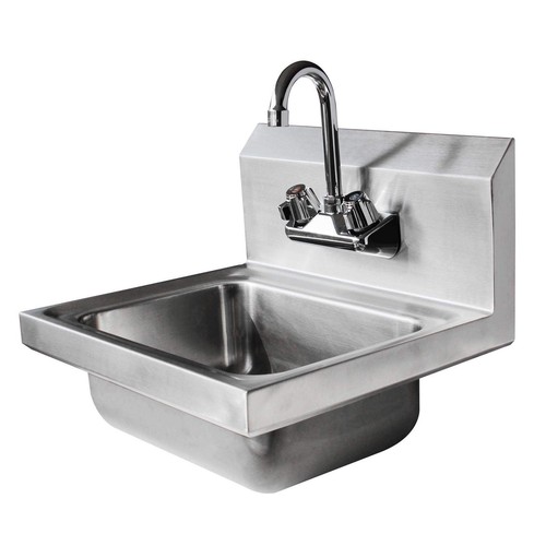 Lavabo parete acciaio - a,