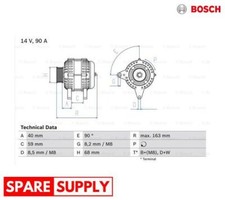 Alternatore per california - vw,
