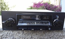 Autoradio d'epoca Pioneer FM Anni '80 per auto d'epoca vintage FUNZIONANTE