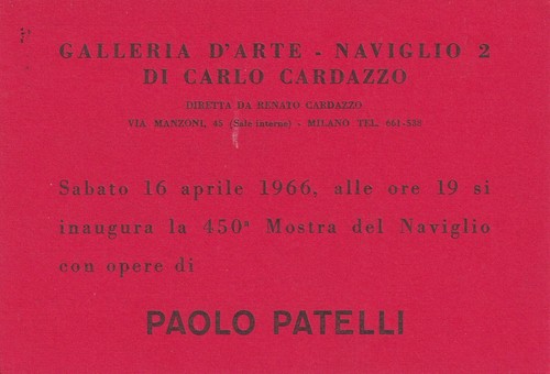 Cartolina invito mostra - cartolina/invito,