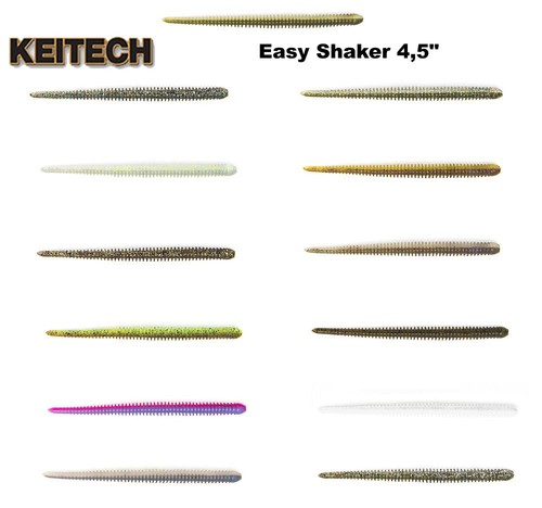 Keitech easy shaker verme - keitech, 4,5"