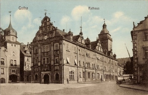 Cartolina gotha turingia - cartolina,