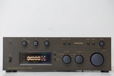 Technics SU-8055K Amplificatore con Display Digitale VU - Buone Condizioni Phono MM/MC