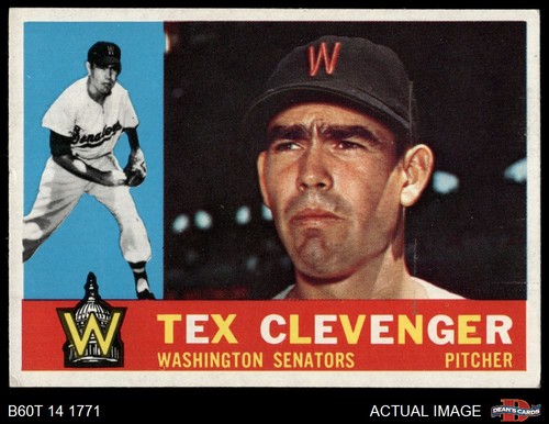 1960 topps 392 - 1960, tex