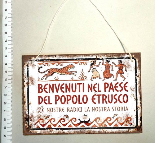 Targa etruschi etrusco etruria