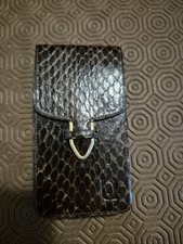 Portasigarette in vera pelle di pitone