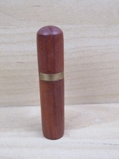 vecchio ASTUCCIO PORTA AGHI PER FERRI DA MAGLIA CUCITO contenitore legno di