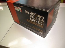 SIGMA 80 - 400 MM F 4.5 - 5.6