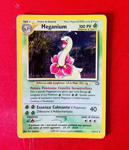 Lotto carte pokemon meganium - lotto,