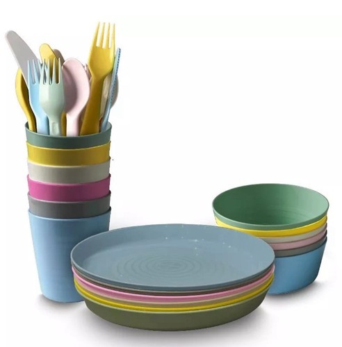 Set posate pezzi piatti - pezzi,