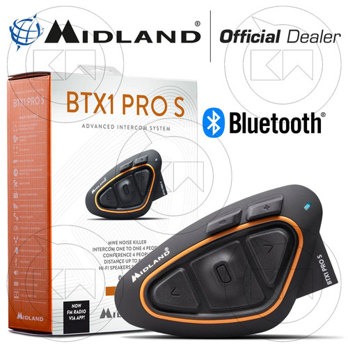 Interfono moto midland btx1 - interfono,