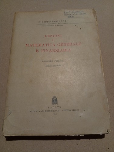 Lezioni matematica generale - lezioni,