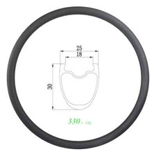 700c Clincher Tubeless Bici da