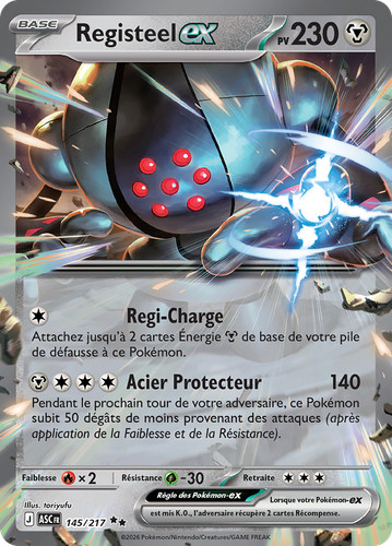 Carte pokémon registeel - carte, registeel-ex