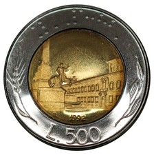 1992 Italian Republic 500 Lire