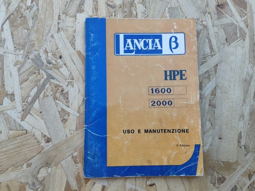 Uso manutenzione lancia beta - e,