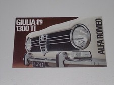 ALFA ROMEO GIULIA 1300 TI DEPLIANT BROCHURE PROSPEKT (R3)