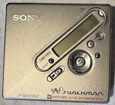 Minidisc Sony Walkman MZ-NF810 Net MD/Radio Discman Recorder Boxed Nuovo