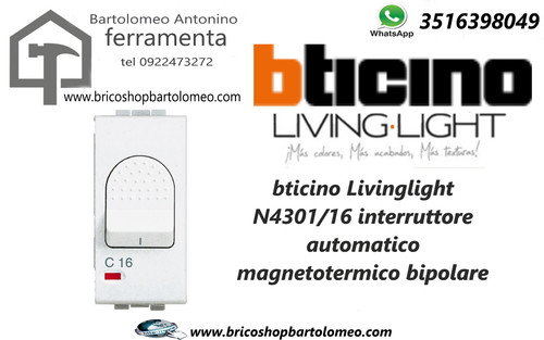 Bticino livinglight n4301 - bticino, n4301/16