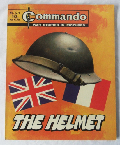 Commando comic the helmet - comic.,