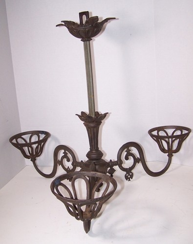 Lampadario antico vittoriano - , 3