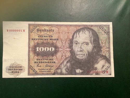 Banconota 1000 marchi - marchi, 1964