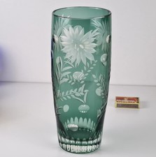 Vaso Di Vetro Decorato Con