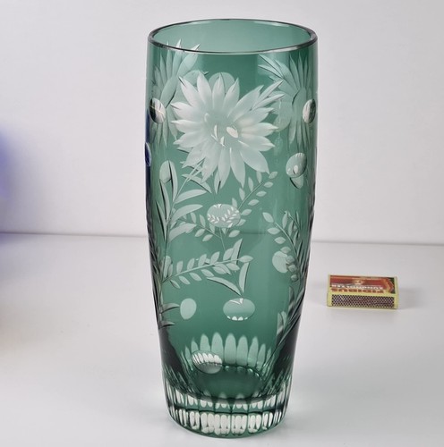 Vaso vetro decorato con - vaso, di