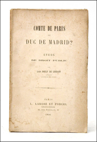 Comte paris duc de - ou,