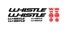 adesivi bici -  14 adesivi WHISTLE - MODELLO n°2- stickers WHISTLE - MODELLO n°2