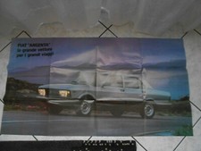 poster-FIAT "ARGENTA" allegato a QUATTRO RUOTE 1981-cm.52x96