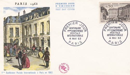 Francia 1963 fdc - francia,