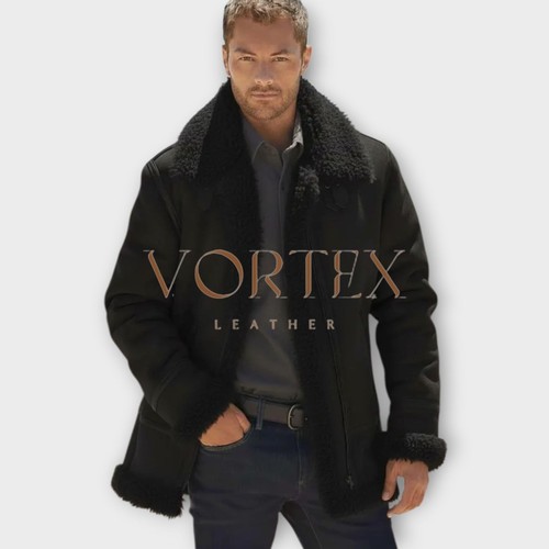 Giacca aviatore uomo shearling