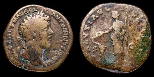 Marco aurelio sesterzio - sesterzio,