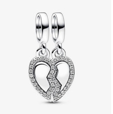 Pandora 792743c01 Pendente Cuore dell'Amicizia Divisibile